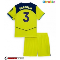 Otroške Nogometnih dresov Tottenham Hotspur Radu Dragusin #3 Tretji 2025-26 Kratki rokavi (+ hlače)